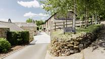 Haretor Barn is nestled in a beautiful rural spot.