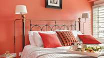 A lovely sun-lit room to wake up to and enjoy some breakfast in bed!
