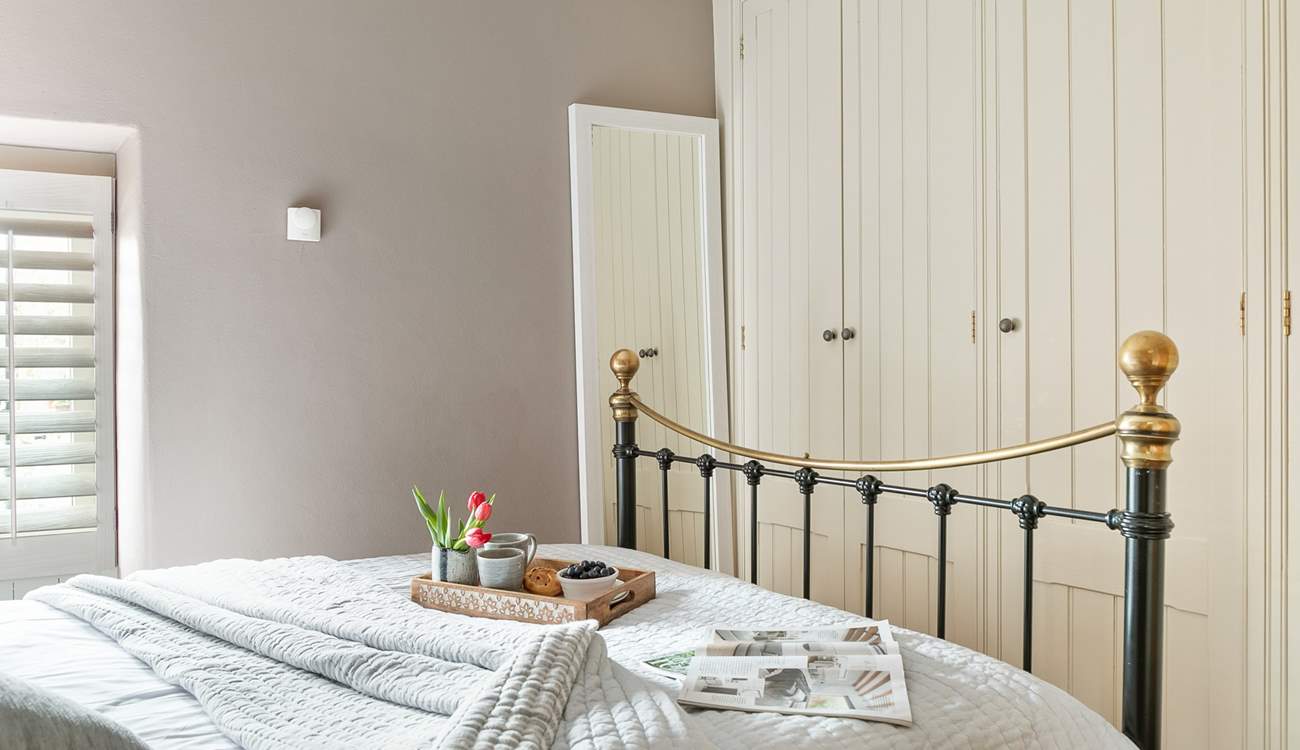 Bedroom two has plenty of cupboard space for all of your belongings.