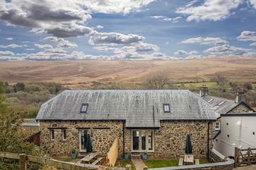 Incredible views surround Foxtor Barn, with stunning moorlands as far as the eye can see.