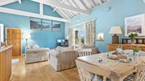 Looking from the kitchen to the sitting-area, enjoy the outlook in all aspects of the living space.