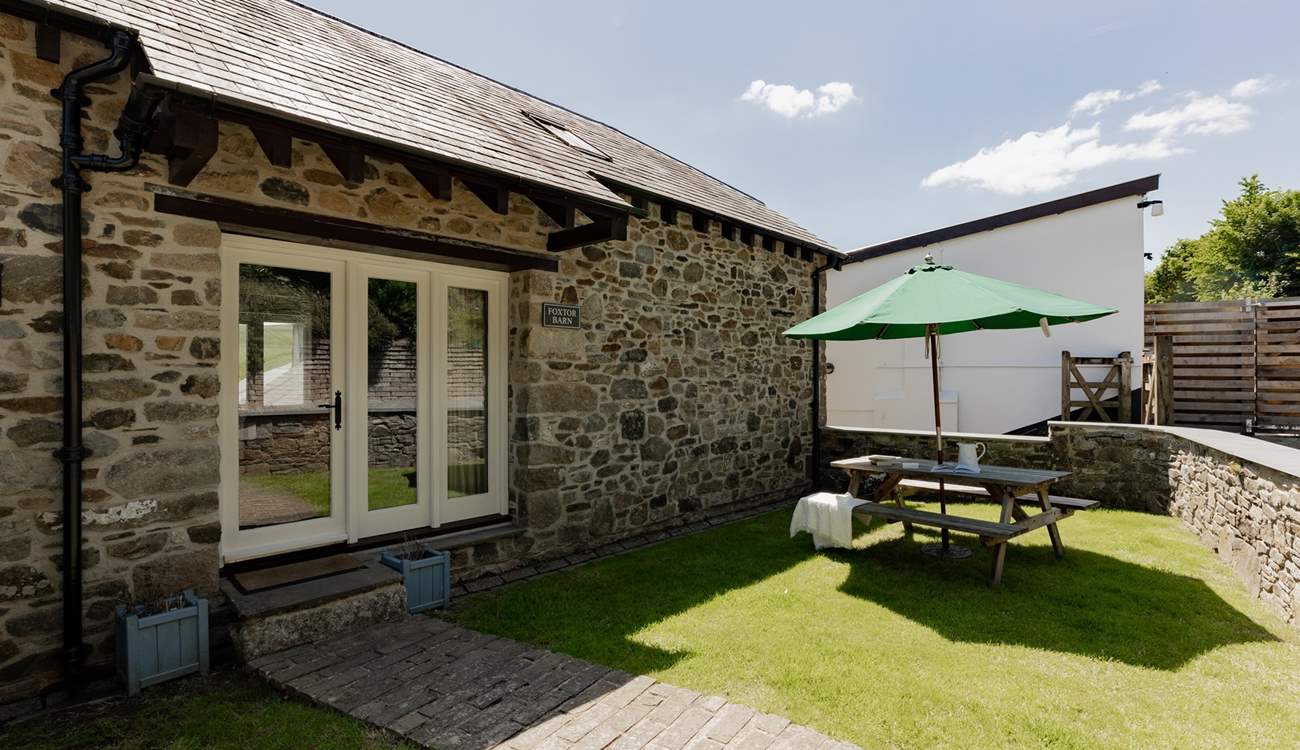 Foxtor also comes with a delightful private garden.