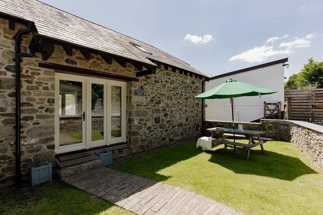 Foxtor also comes with a delightful private garden.