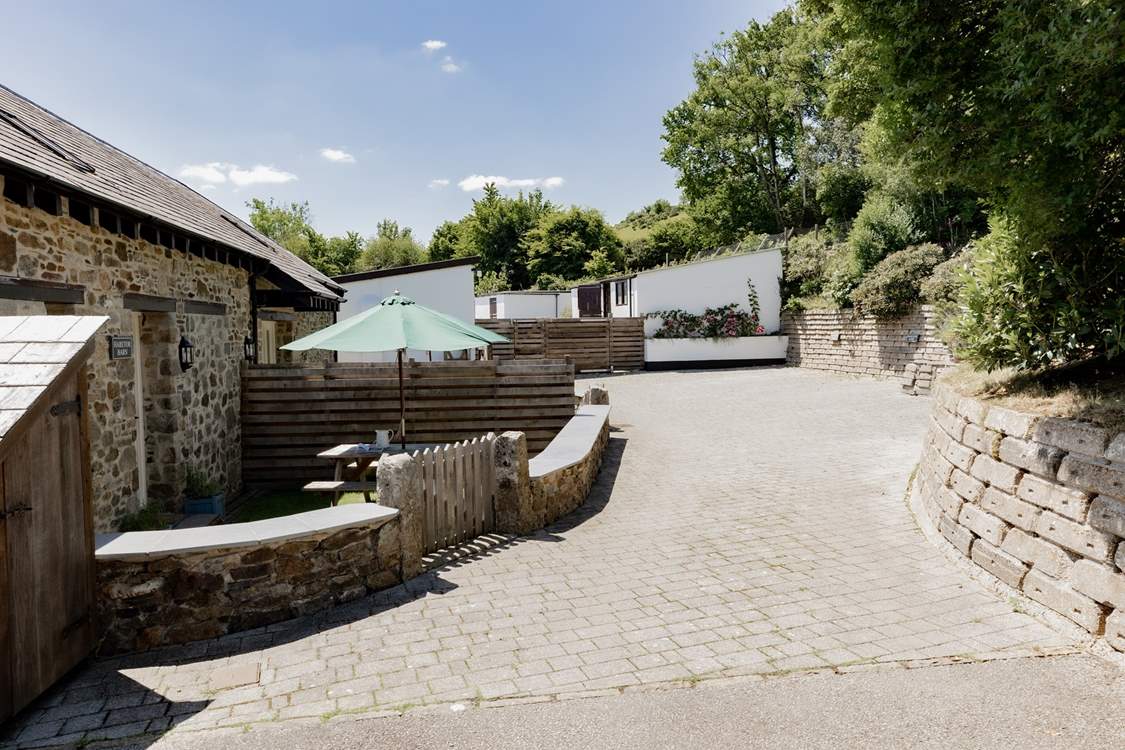 You will find private parking at the back of the property.