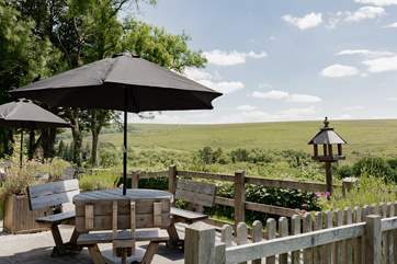 A very peaceful spot to enjoy a glass of wine in the evening.