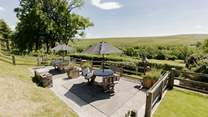 A very peaceful spot to enjoy a glass of wine in the evening.
