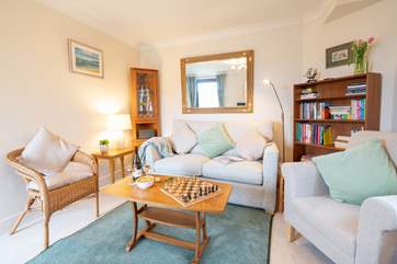 A cosy comfy sitting/dining-room to enjoy after a hard day exploring.