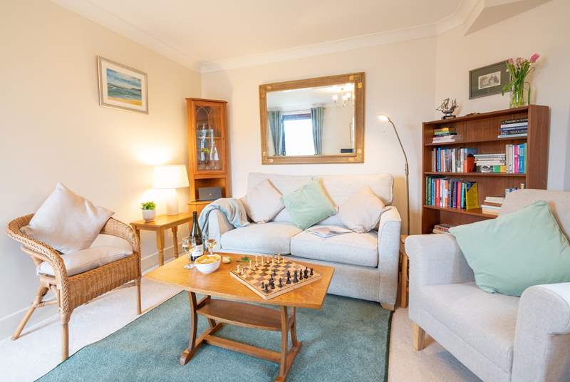 A cosy comfy sitting-room to enjoy after a hard day exploring 