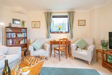 The sitting-room is perfect for those times when you just want to enjoy a good book, or spend some time together.