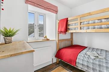 Children will love the bunk-beds.