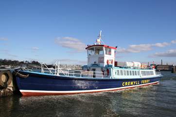 Passenger ferries run across the Sound all year round.
