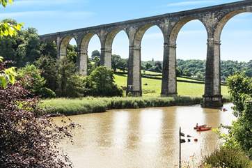 The river is the perfect place for a spot of kayaking.