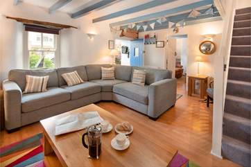 Lovely furnishings make Happy Place a super comfy place for a family holiday.
