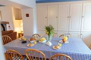 The dining-area is off the second sitting-room, the perfect place to chat about the day ahead.