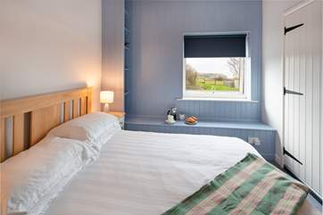 Bedroom 2 also has a lovely double bed and just look at the view!