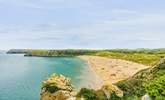 Barafundle is one of many lovely beaches on the Pembrokeshire coast. - Thumbnail Image