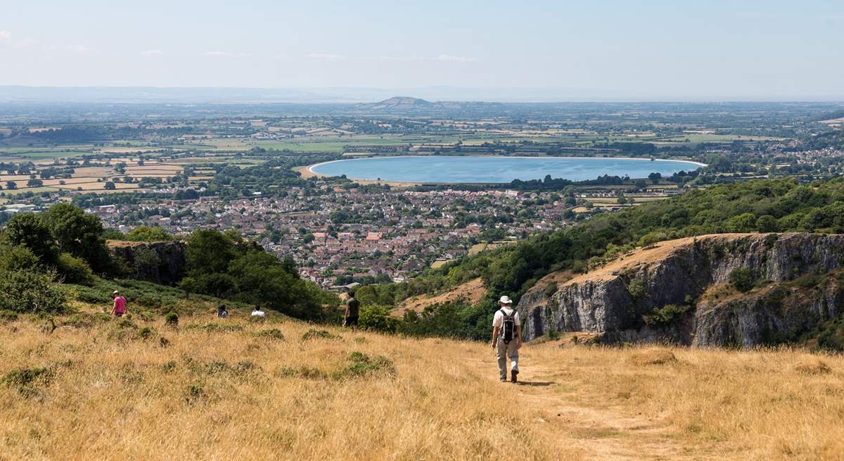 If you fancy a challenging walk then head to Cheddar Gorge with it's fabulous paths and exhilarating view. It'll take your breath away!