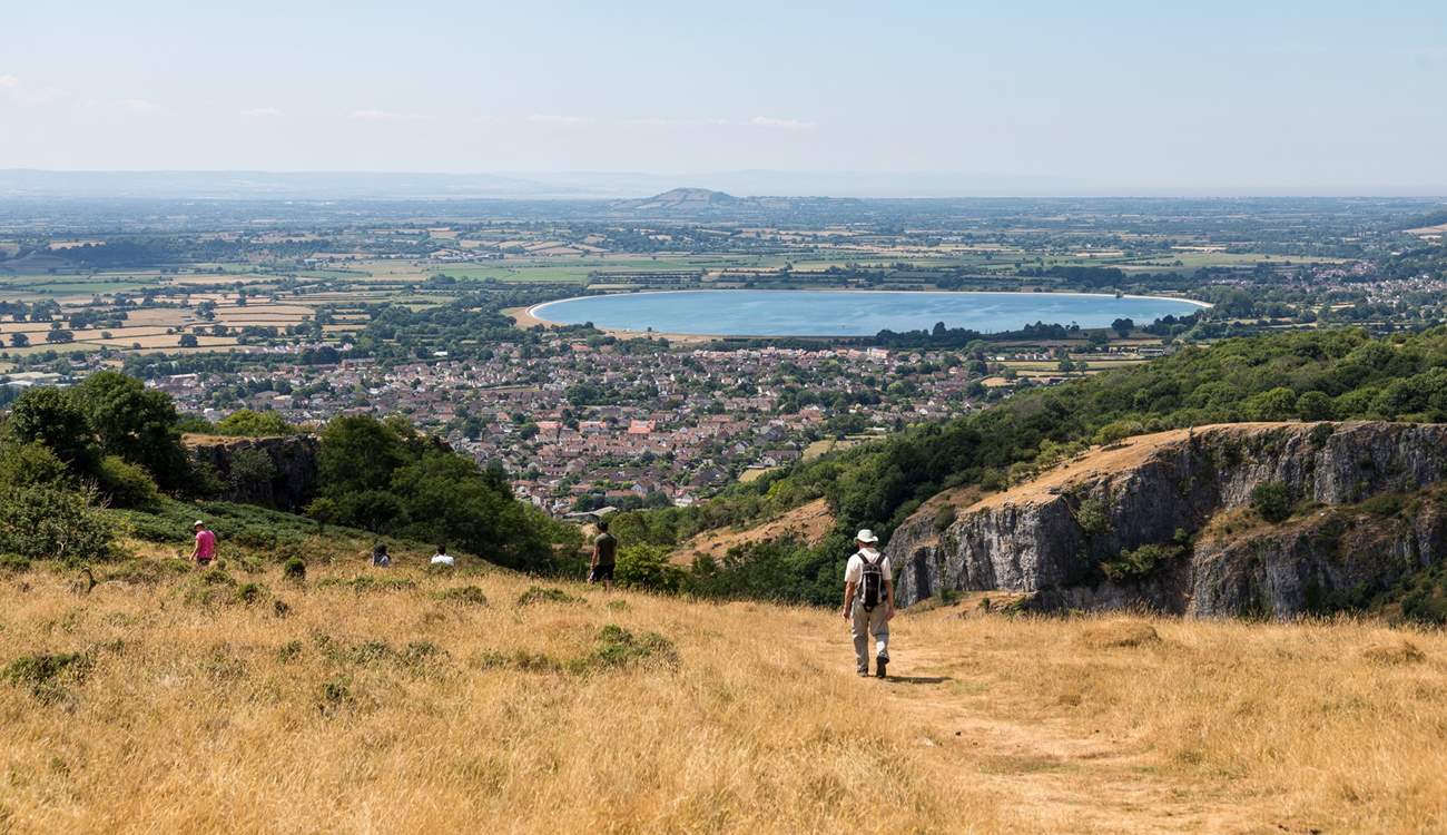 If you fancy a challenging walk then head to Cheddar Gorge with it's fabulous paths and exhilarating view. It'll take your breath away!
