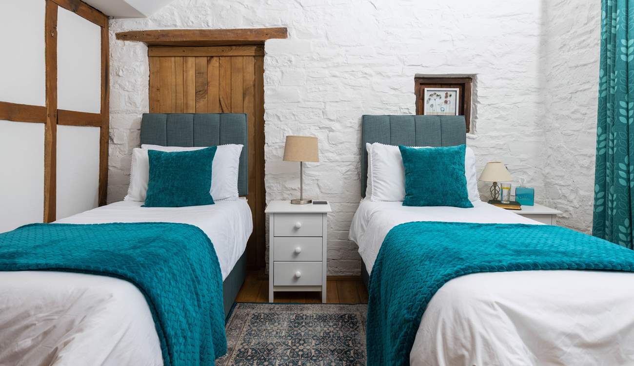 The second bedroom can be configured as a king-size double or as twins, for your convenience.