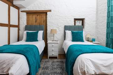 The second bedroom can be configured as a king-size double or as twins, for your convenience.