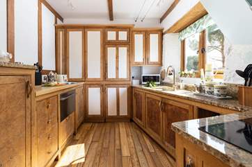 This lovely bright kitchen is perfect for preparing a bit of breakfast before the adventures of the day.....