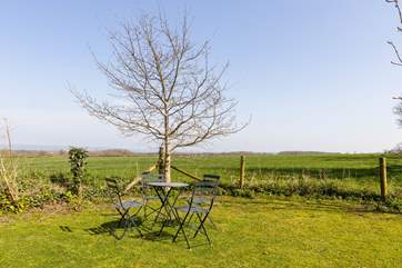 ... which boasts wonderful views of Somerset, complete with distant views of Glastonbury Tor. The perfect place for a cream tea, maybe?