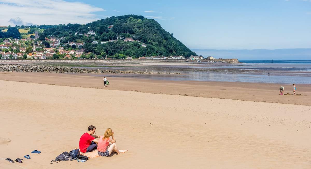 Pack a picnic and head to the beautiful beach at Minehead for the day.