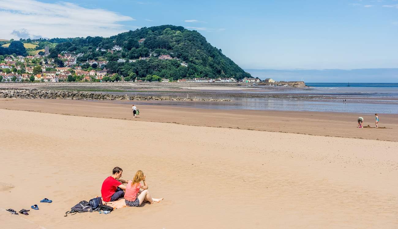Pack a picnic and head to the beautiful beach at Minehead for the day.