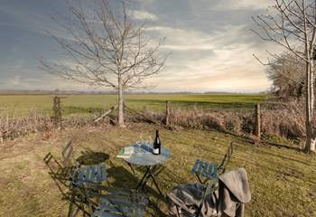 ... which boasts wonderful views of Somerset, complete with distant views of Glastonbury Tor. The perfect place for a cream tea, maybe?