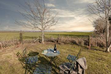 ... which boasts wonderful views of Somerset, complete with distant views of Glastonbury Tor. The perfect place for a cream tea, maybe?