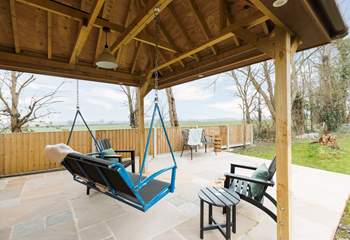 This bonus seating area has been created as a shared space for guests at Minstrels and The Smithy.