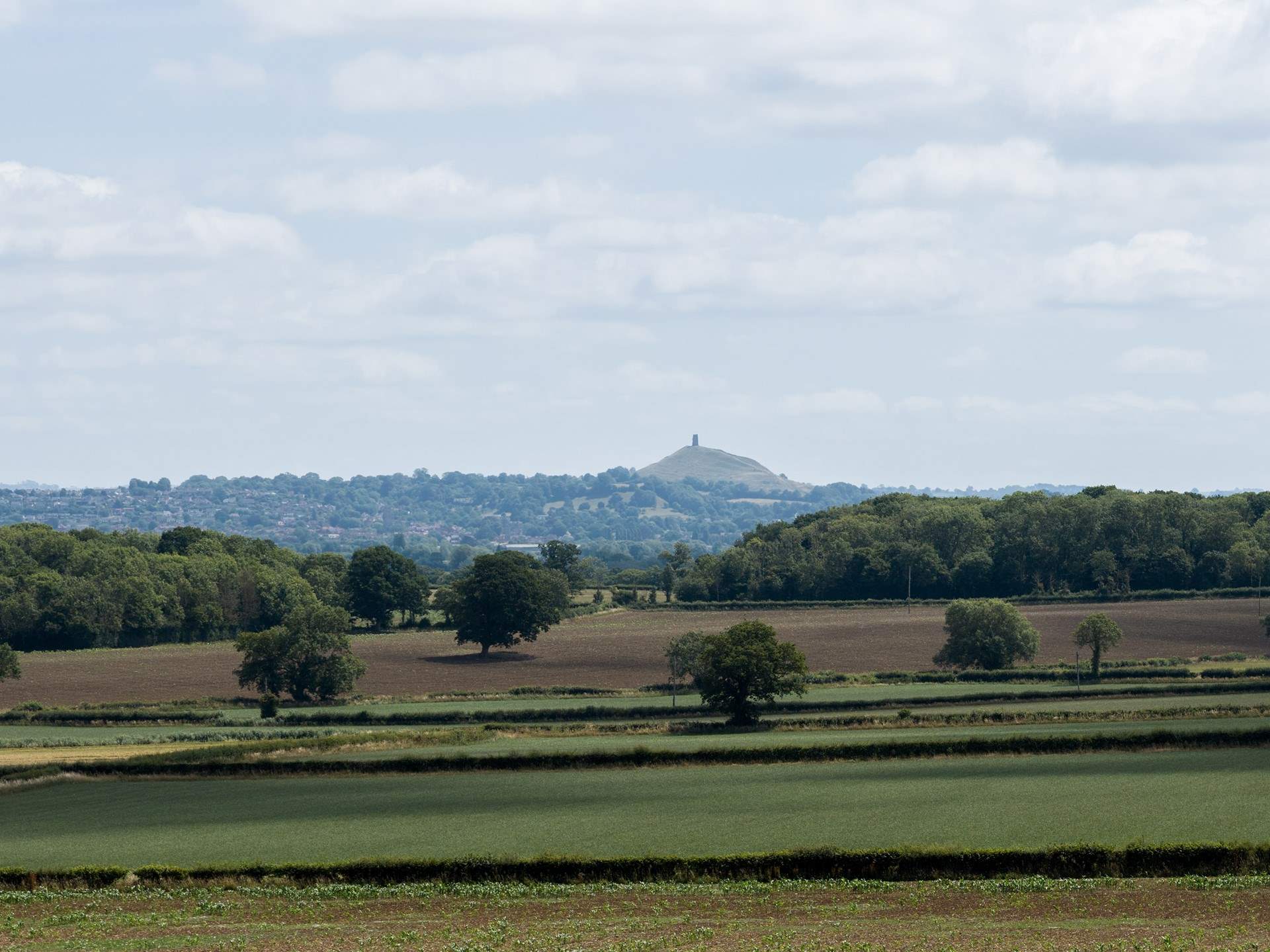 ... which boasts wonderful views of Somerset, complete with distant views of Glastonbury Tor. The perfect place for a cream tea, maybe?