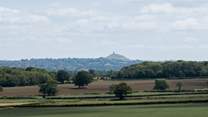 ... which boasts wonderful views of Somerset, complete with distant views of Glastonbury Tor. The perfect place for a cream tea, maybe?