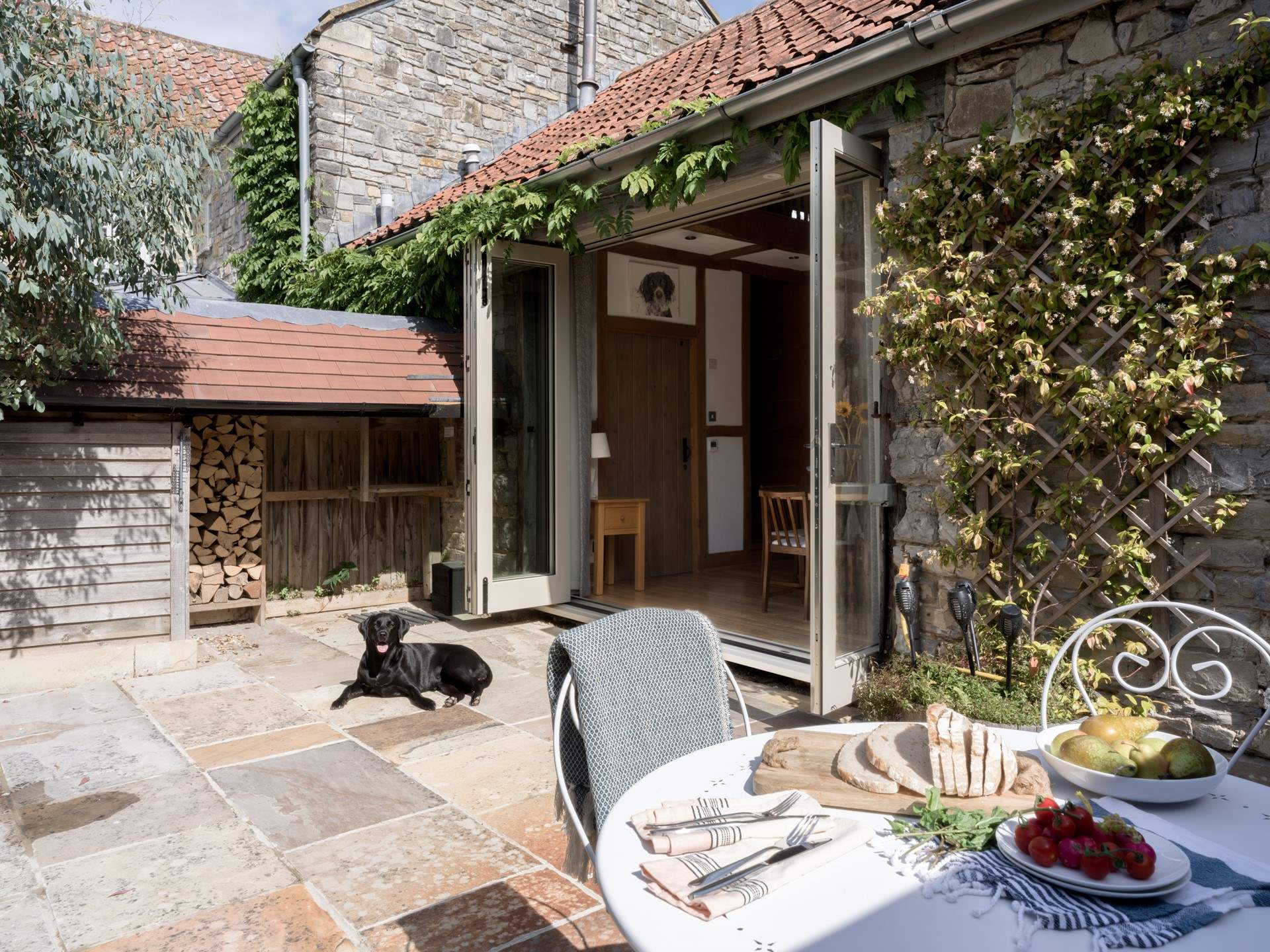 Enjoy a little al fresco summer dining, in your completely self-contained courtyard area.