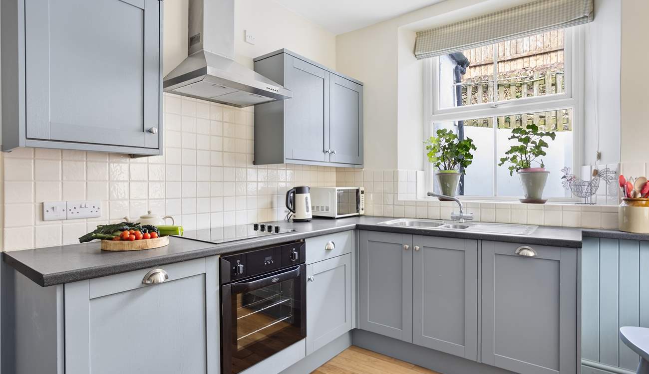 A gorgeous Shaker kitchen. 