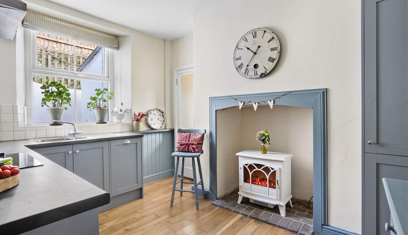 Such thoughtful touches throughout this lovely house.