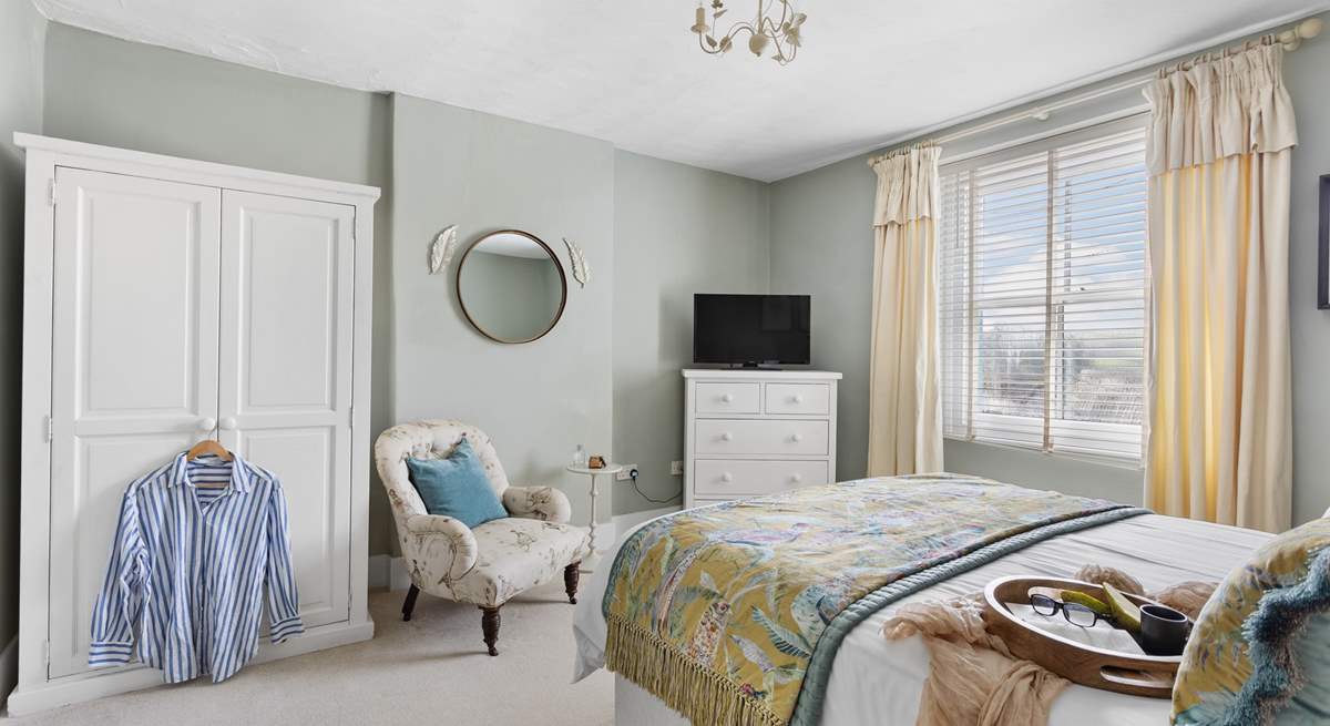 With views out across the village this is such a charming bedroom.