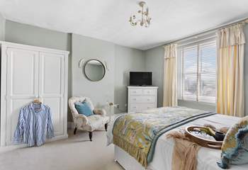 With views out across the village this is such a charming bedroom.