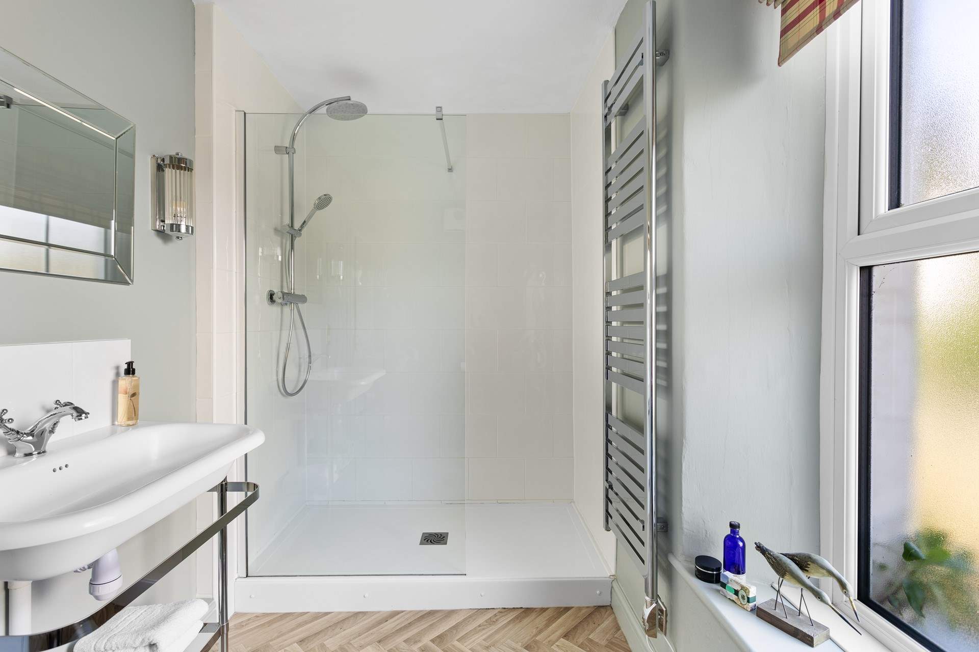 A lovely large shower for the start of each day.