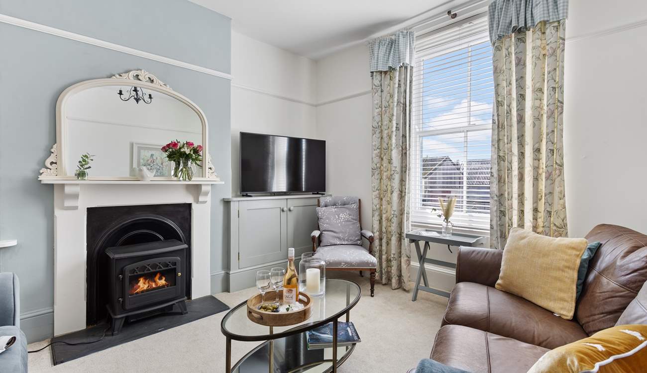 The Smart TV will keep everyone entertained after a long day at the beach.