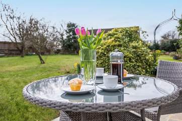 A lovely space to enjoy a morning coffee.