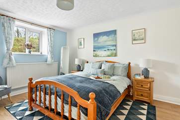 The double bedroom is oh so cosy.