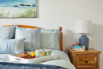 Breakfast in bed? Well you are on holiday!