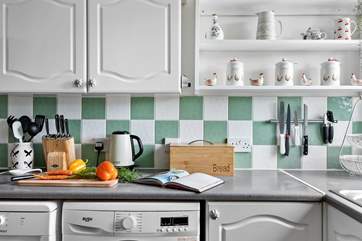 A fully equipped kitchen offers the perfect spot to rustle up a family feast.