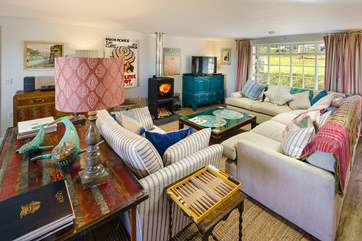 Sit and relax in front of the wood-burner after a busy day exploring and catch a movie on the Smart TV.