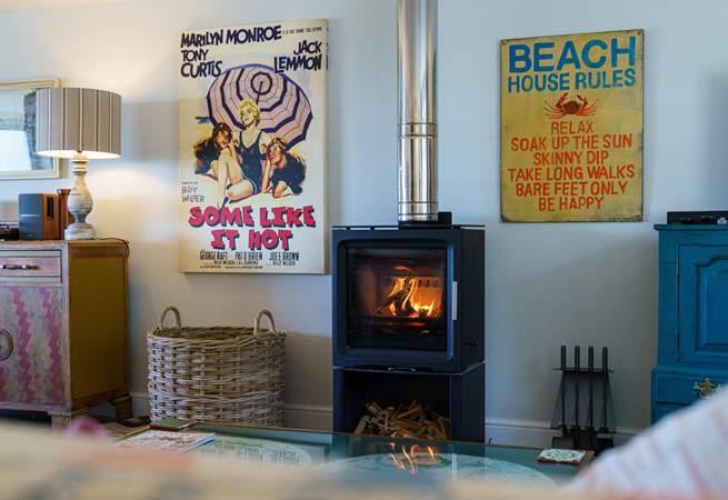 Warm your toes by the wood-burner, Landsker House is the perfect retreat at anytime of year.