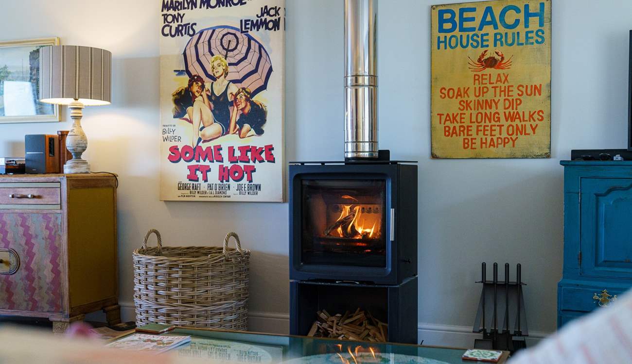 Warm your toes by the wood-burner, Landsker House is the perfect retreat at anytime of year.