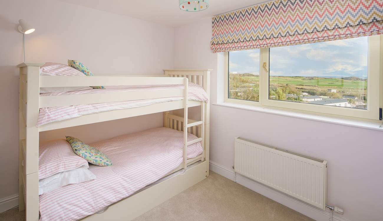 The children will love the bunk beds. Imagine waking to this every morning!