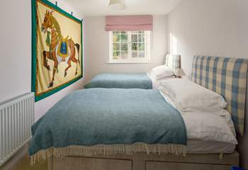 Another lovely twin bedroom.