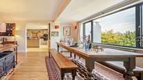 Dining with a view. So much space for everyone. 